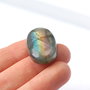 Cabochon Labradorit oval  - Full spectrum - NLMB25