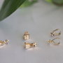 Agatatoare pandantiv, gold filled 14K, 8x3mm (1)