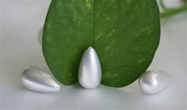 Perle seashell 8x16mm, semigaurite (1)