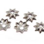 Capacel metalic, platina, 4x5 mm - 10 bucati