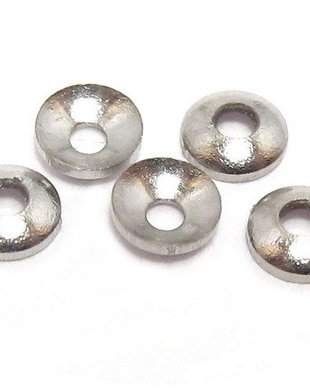Capacel metalic, platina, 3x0.8 mm - 50 de bucati