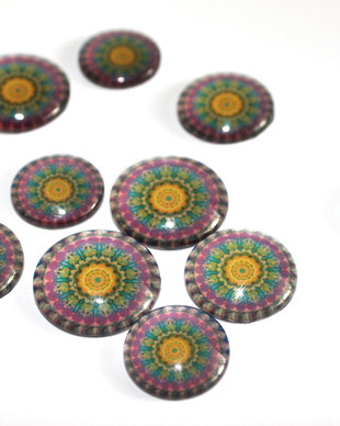 Cabochon sticla