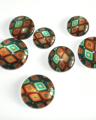 Cabochon sticla