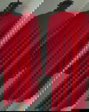 SACOU TRIPLU VOAL ROSU