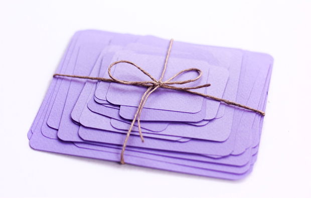 Set cartonase Fabriano  - Fairy Purple - pentru prezentare, organizare - Flash cards