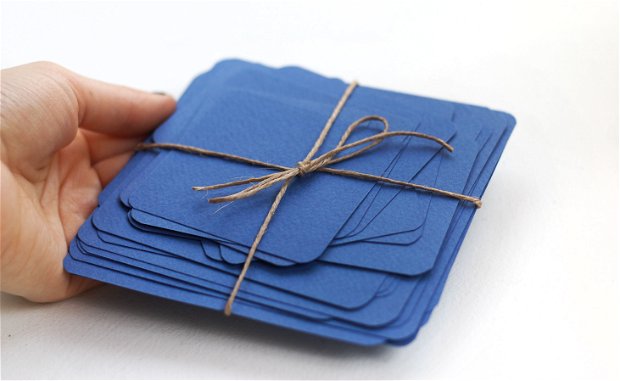 Set cartonase Fabriano  - Deep blue - pentru prezentare, organizare - Flash cards