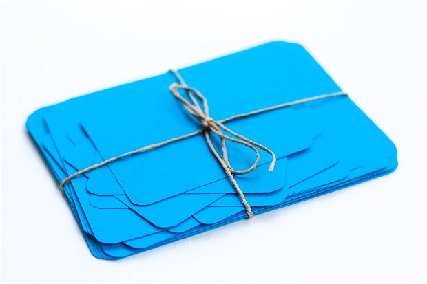 Set cartonase Fabriano  - Aqua blue - pentru prezentare, organizare - Flash cards