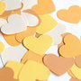 100 buc Inimioare - Galben, Crem , Caramel - Heart / inima