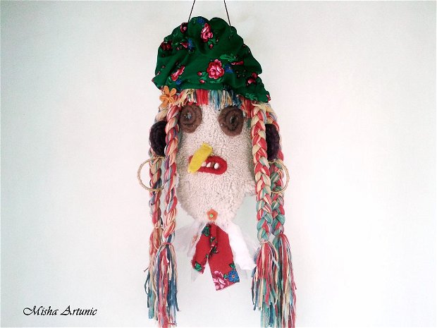 Masca decorativa - Baba Lelea - vandut