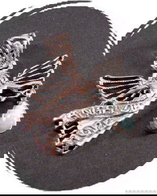 Ag044 - Pandantiv, argint 925 marcat, larimar, Ingerul Sperantei