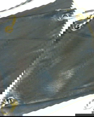 Poseta piele din 2 bucati