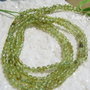Peridot aprox 3 mm - sir 17 cm