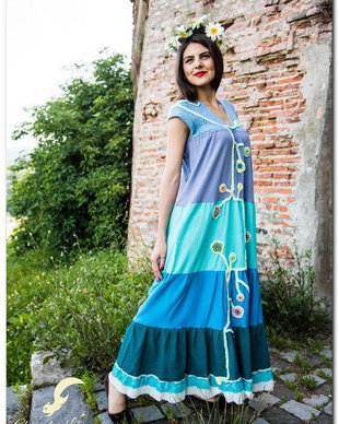 rochie boho  rustic trendy  de vara