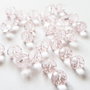 LMS619 - margele sticla roz 6x4 mm