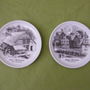 Set 2 farfurioare decorative-portelan
