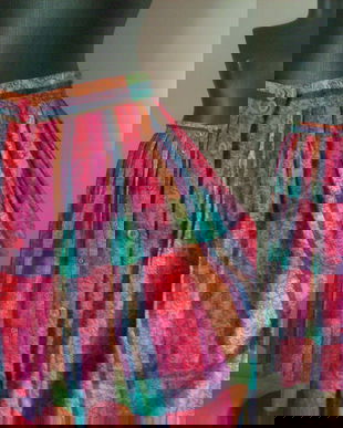 FUSTA BUMBAC COLORATA