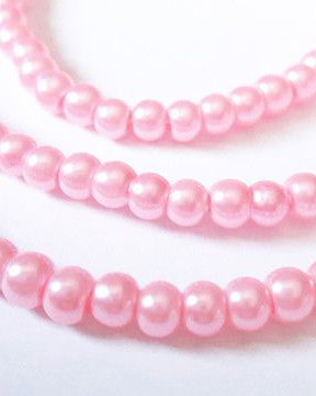 LPE417 - perle roz inchis 4 mm
