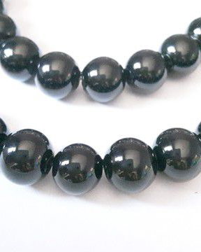 LPE1005 - perle negre 10 mm