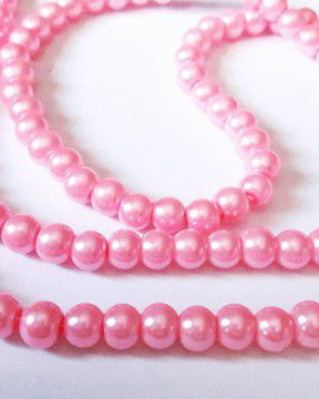 LPE620 - perle roz inchis 6 mm