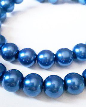 LPE1006 - perle albastre 10 mm