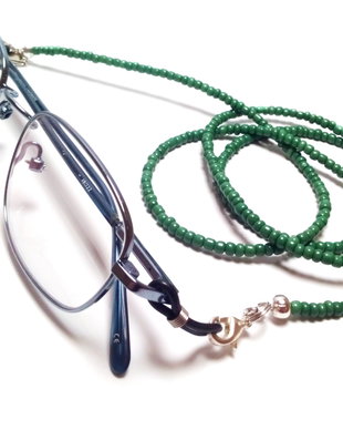 Lantisor pentru ochelari verde