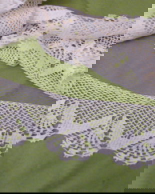 2,10m- Dantela crosetata manual
