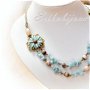 Colier Blue sky-Colectia ,,Blossoming jewelry"