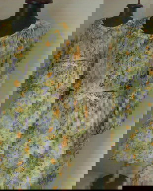 ROCHIE VAPOROASA BUMBAC FLORAL