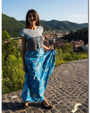 rochie de vara , vintage, rustic ,chic