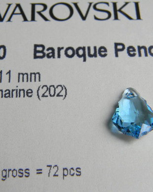 Pandantiv Swarovski - Baroc 16 mm - 6090-202