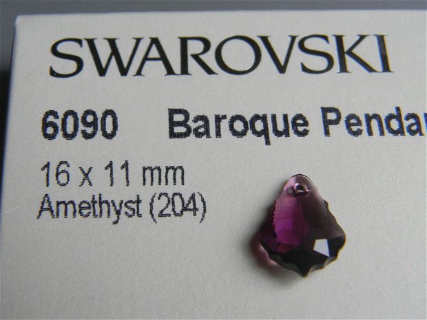 Pandantiv Swarovski - Baroc 16 mm - 6090-204