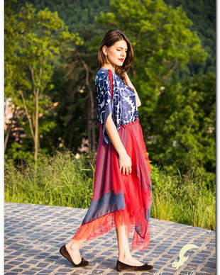 rochie de vara boho chic trendy
