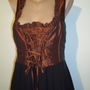 Rochie bavareza cu sort din matase