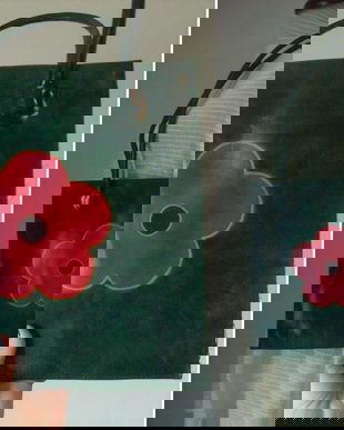 GEANTA PIELE NATURALA PICTATA