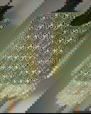 BLUZA DANTELA GALBEN PAL