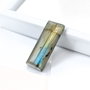 Cabochon Labradorit Rectangular  - bicolor - NLMB16