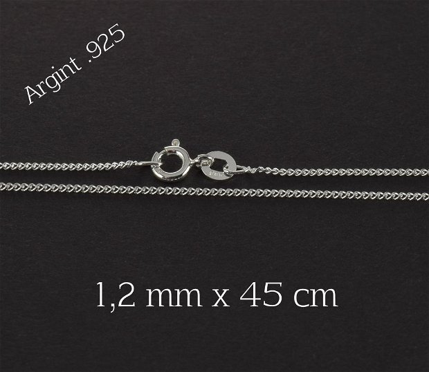 Lant Argint 925, 1,2 mm, SS336