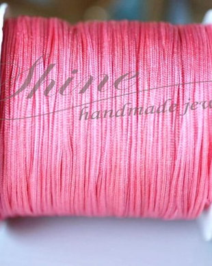 Snur nylon, roz, 0.8mm