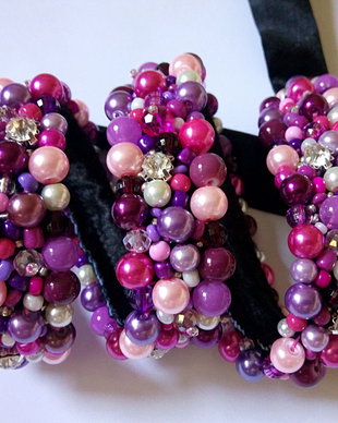 Centura fuchsia/violet/ivory
