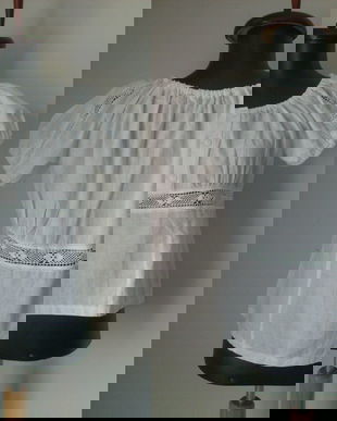 BLUZA VAPOROASA DANTELA BUMBAC