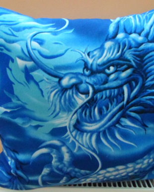 pernuta ornament -blue dragon