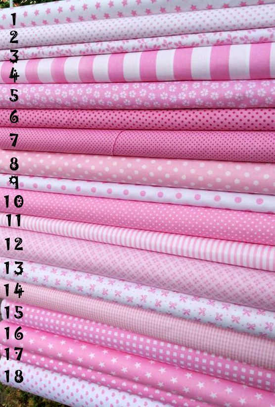 Pink&White - 50x140cm - bumbac subtire - Unigra