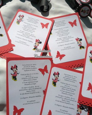 Invitatie  Minnie mouse
