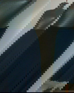 FUSTA STOFA PLISEURI BLEUMARIN