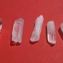 Set din 4 bucati  Natural Raw Clear Crystal point cu 1 terminatie