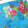 Batist imprimeu flori exotice