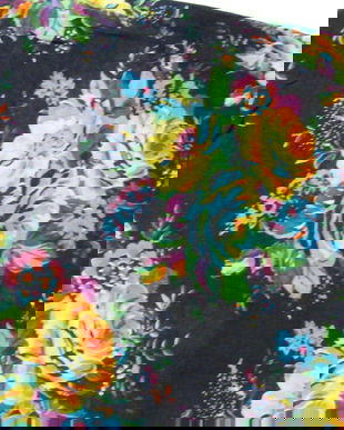 Cupon-batist flori colorate