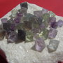 (2 bucati) Octaedru din fluorina