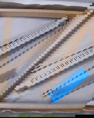 Razboi de tesut din lemn-jucarie