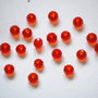 LMS621 - margele sticla rosii 6x4 mm